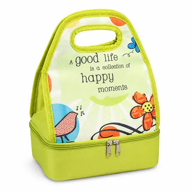 Beach Cooler Bag / Lunch Cooler (600D Polyester + PEVA, 22*15*30cm) — product view