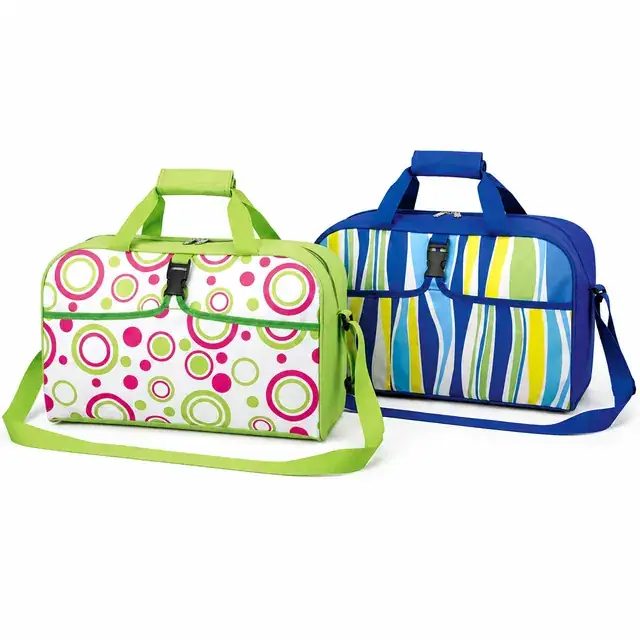Beach Cooler Bag for Picnic & Delivery - Custom (600D Polyester + PEVA, 42*19.5*26cm) — product view