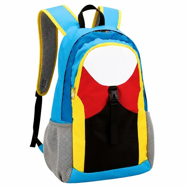 Colorful Kids School Backpack — 31 x 19 x 46 cm — product view