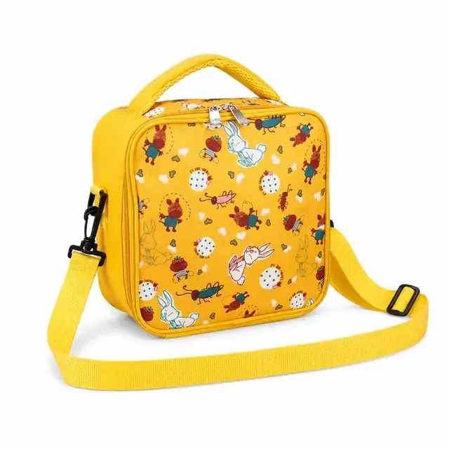 Mini Picnic Lunch Cooler Bag (600D Polyester + PEVA, 23×13×23 cm) — product view