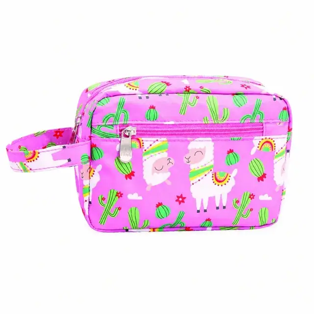 Waterproof Cosmetic Bag — Microfiber, 20.5×7×14.5 cm — product view