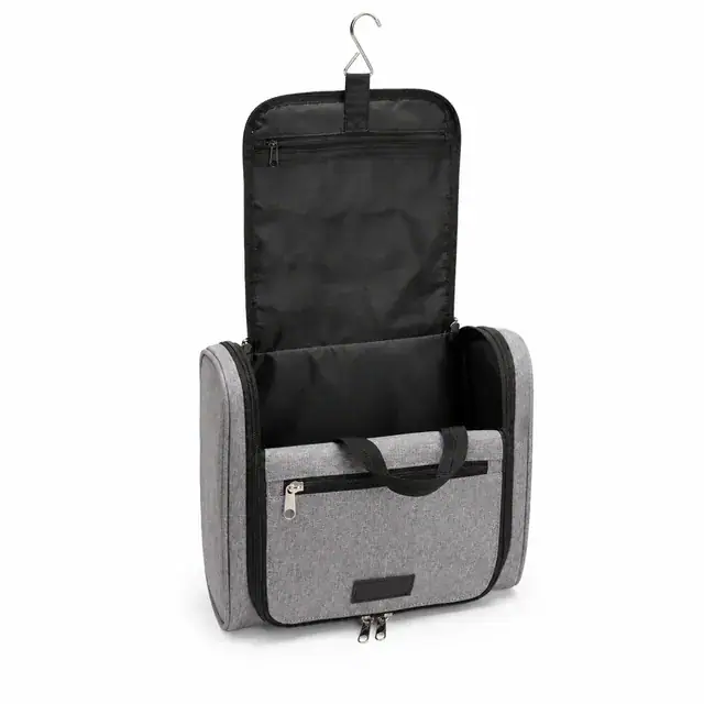Hanging Travel Toiletry Bag with Hook — 24.5 x 8 x 17 cm — product view
