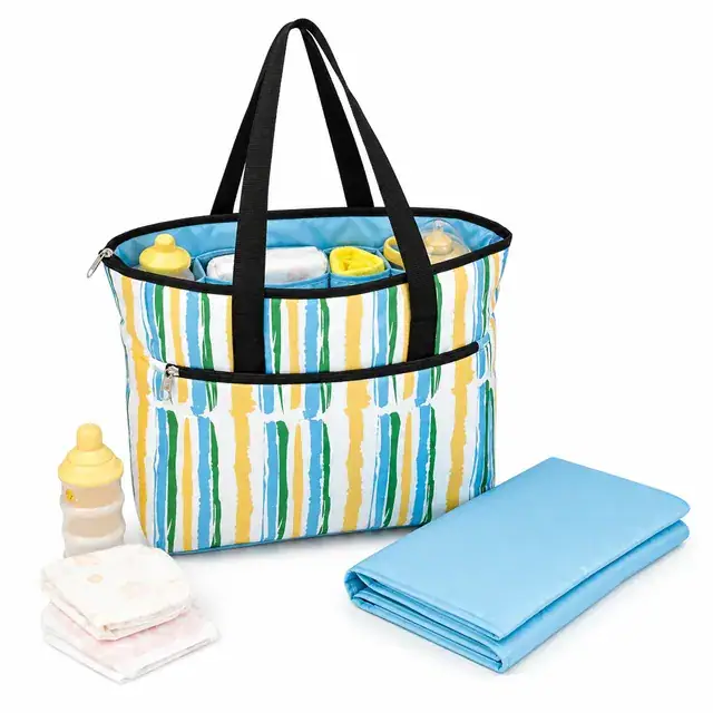 Design Baby Diaper Tote Bag — 41 x 13 x 33 cm — product view