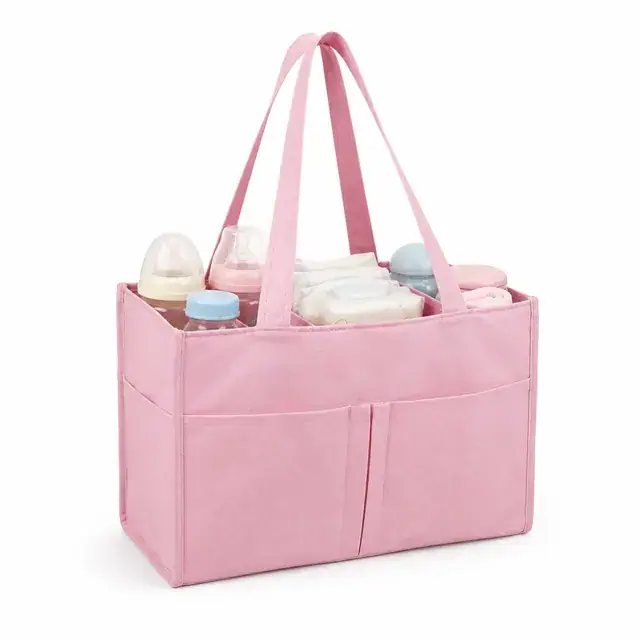 Non-Woven Diaper & Multi-Purpose Tote Bag — 35.5 x 14.5 x 23 cm — product view