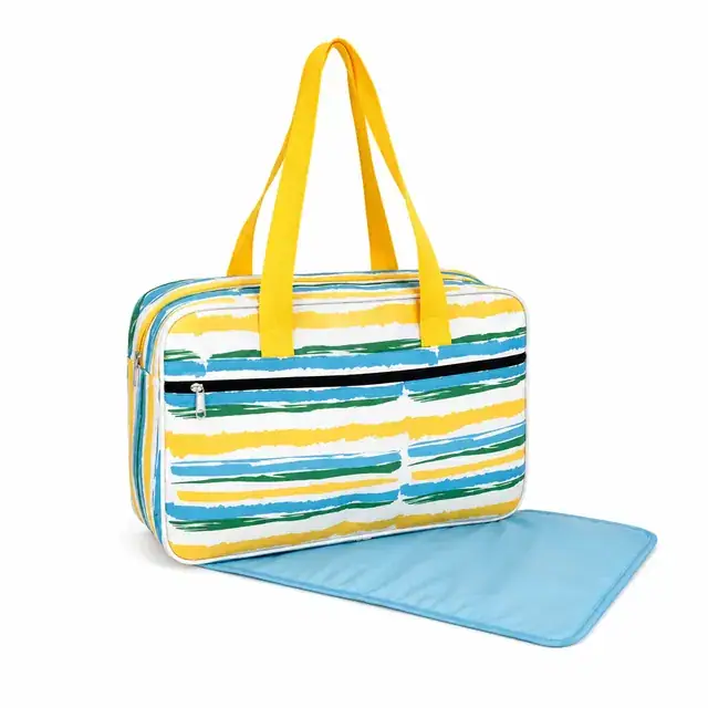 Microfiber Baby Diaper Handbag — 38 x 12 x 25 cm — product view