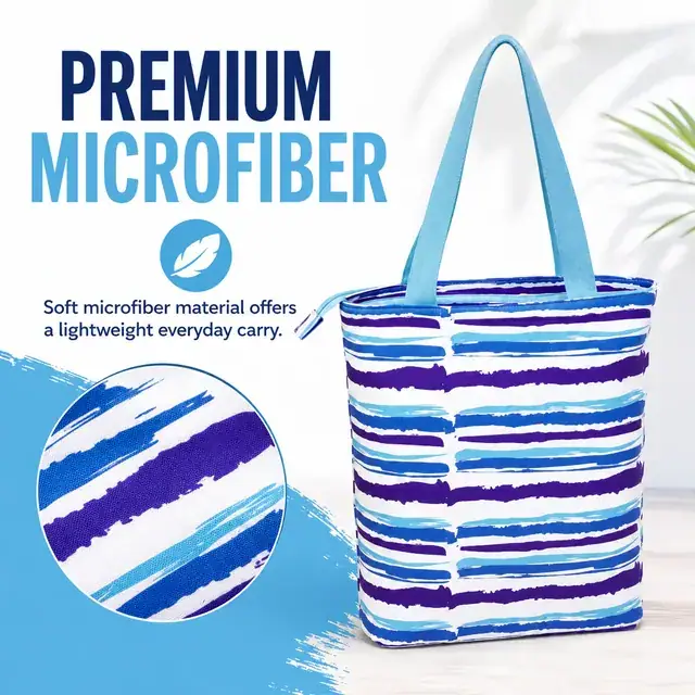 Baby Diaper Outdoor Tote Bag — 36 x 13 x 36 cm — construction detail 2
