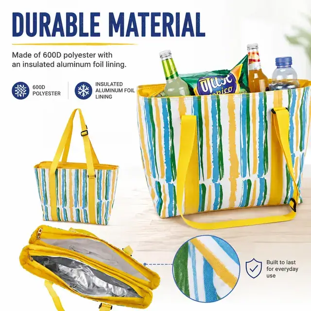 Multi-Function Insulated Baby & Tote Bag — 35 x 13 x 29 cm — construction detail 2