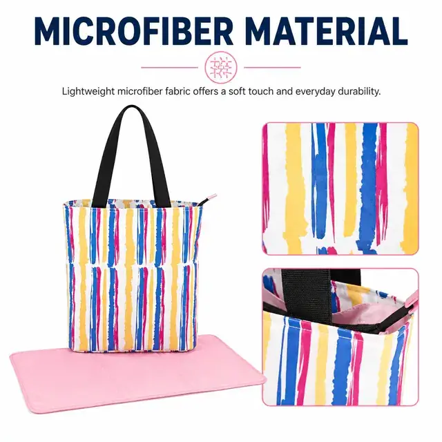 Baby Diaper Travel Tote Bag — 36 x 13 x 36 cm — construction detail 2
