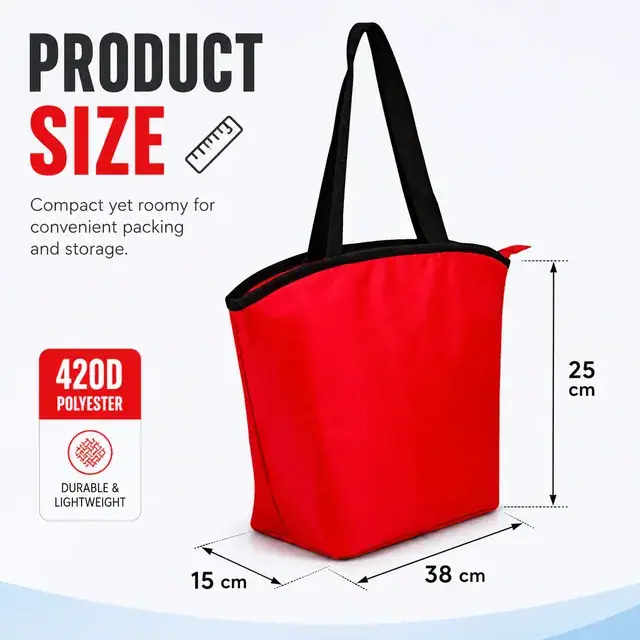 Fishing Cooler Bag / Wholesale Cooler Bag (420D Polyester, 38*15*25cm) — construction detail 1