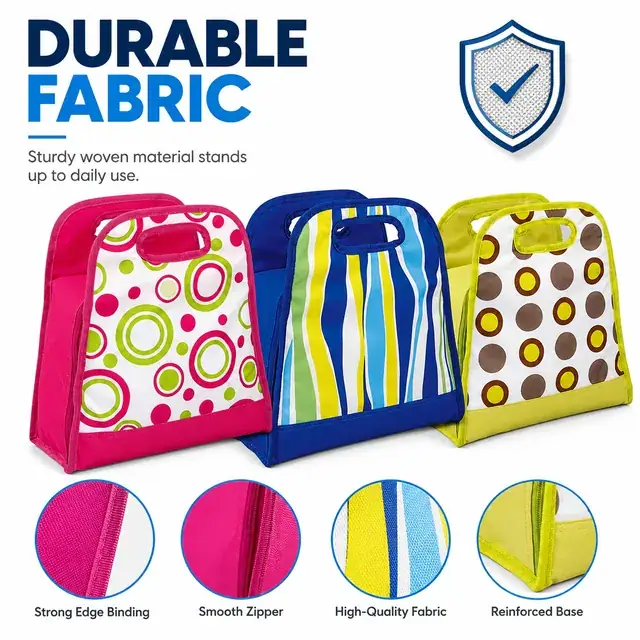 Golf Cooler / Picnic Lunch Bag (600D Polyester + PEVA, 30×13.5×32cm) — construction detail 2