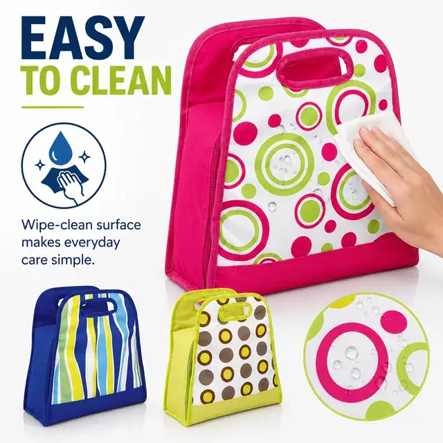 Golf Cooler / Picnic Lunch Bag (600D Polyester + PEVA, 30×13.5×32cm) — construction detail 3