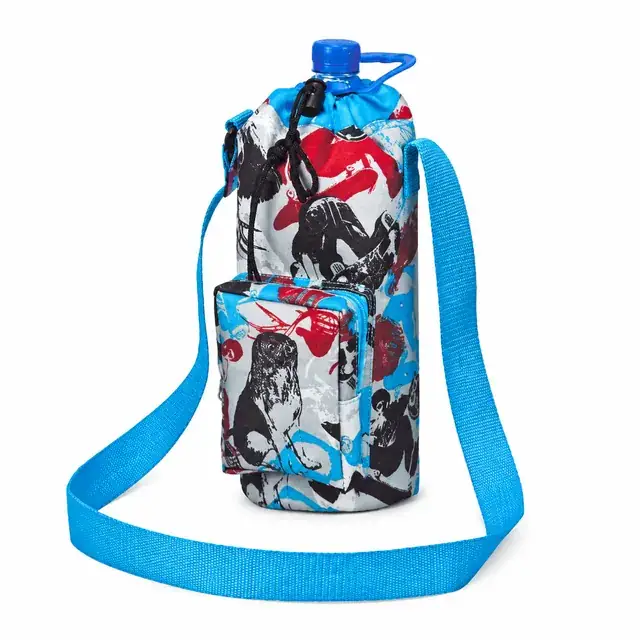 Insulated Bottle Cooler Bag (12*12*31cm, 600D Polyester) — product view