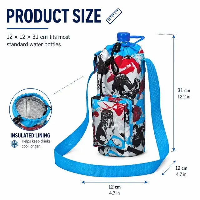 Insulated Bottle Cooler Bag (12*12*31cm, 600D Polyester) — construction detail 1