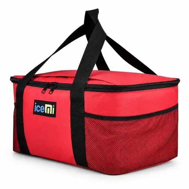 Insulated Cooler Bag for Picnic and Lunch (600D/PVC, 37x28x21 cm) — product view