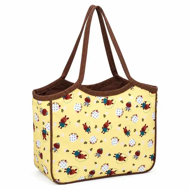 Insulated Cooler Beach Bag for Picnic and Lunch (600D Polyester + PEVA, 31x12.5x27 cm) — product view