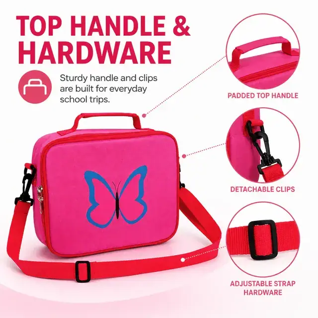 Insulated Lunch Bag (600D/PU, 25x8x20 cm) — construction detail 4