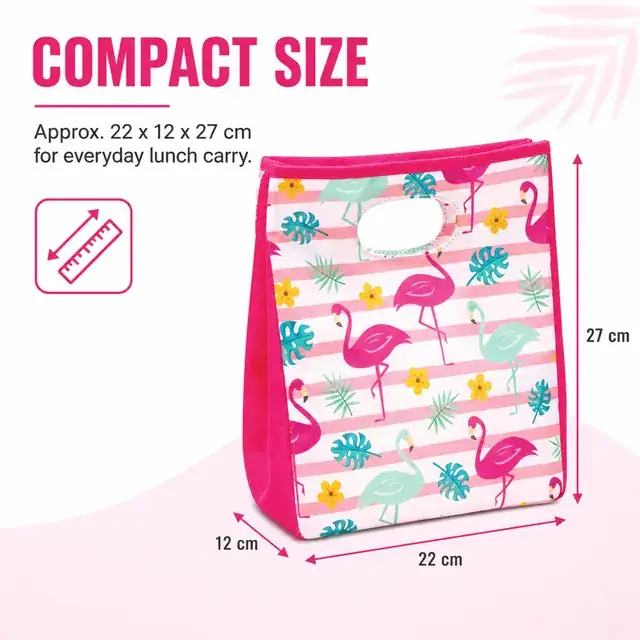 Lunch Cooler Bag for Picnic and Lunch (600D + Microfiber, 22x12x27 cm) — construction detail 1