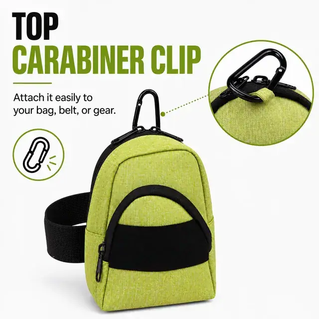 Compact Mini Sport Arm Bag 600D Polyester 10×6×15cm — construction detail 2