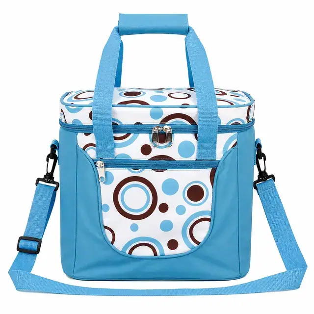 Outdoor Cooler Bag - Customized Insulated Lunch Box (600D Polyester + PEVA, 32.5x22.5x29cm) — product view