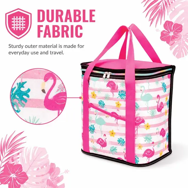 Personalized Cooler Bag - Insulated Picnic & Lunch Bag (600D + Microfiber, 29x17x28cm) — construction detail 3