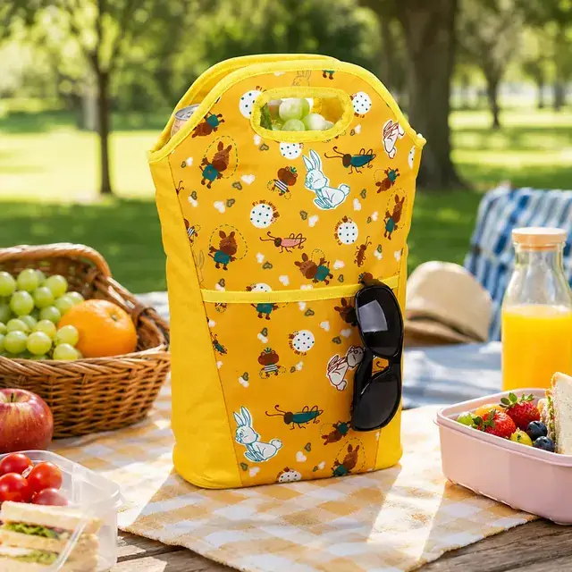 Personalized Lunch Cooler Bag (600D Polyester + PEVA, 22x12x39cm) — product view