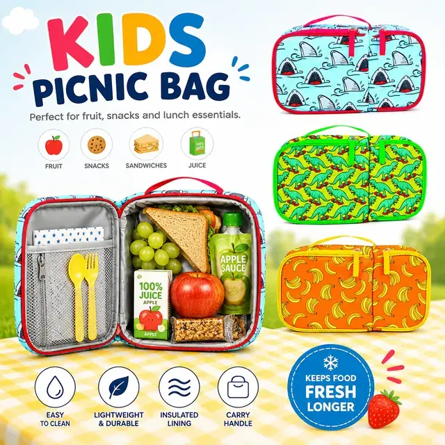 Picnic Cooler Bag - Factory Wholesale (600D Polyester, 20*7*8cm) — construction detail 3