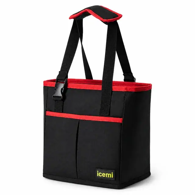 Picnic Cooler Bag (27*15*25cm, 600D/PVC, Leakproof Insulation) — product view
