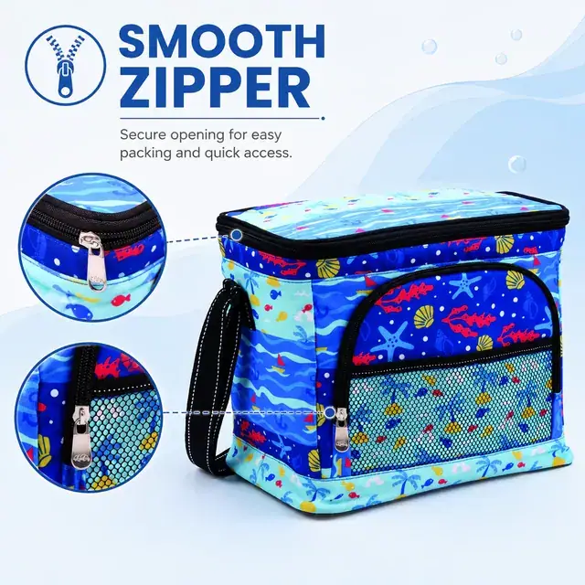 Portable Insulated Picnic Cooler Bag for Beach & Travel (29*20*25cm, 600D Polyester) — construction detail 2