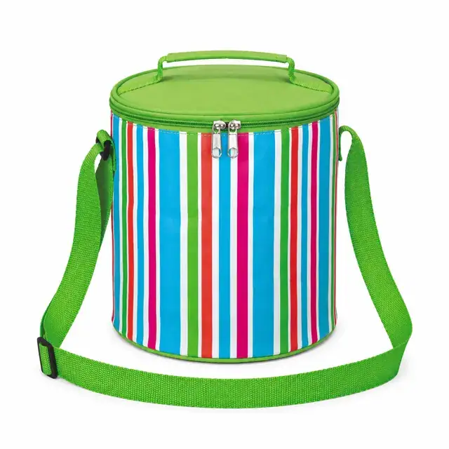Portable Water Bottle Carrier Picnic Bag (21*21*23cm, 600D Polyester) — product view
