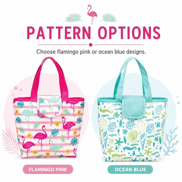 Soft Waterproof Cooler Bag for Picnic & Lunch (600D + Microfiber, 19.2x19.2x21.5cm) — construction detail 4