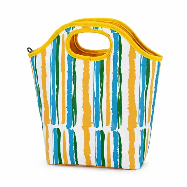 Teenagers Lunch Box Bag for School Kids (600D Polyester + PEVA, 32x12x35cm) — product view