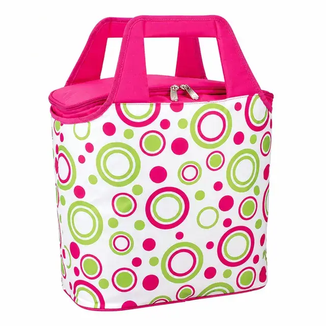 Thermal Lunch Tote for Work & School (600D Polyester + PEVA, 35x17x35cm) — product view