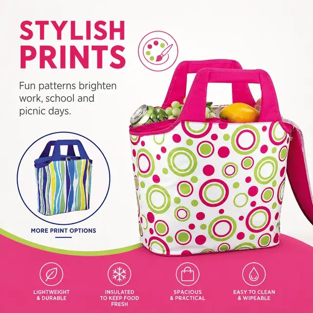 Thermal Lunch Tote for Work & School (600D Polyester + PEVA, 35x17x35cm) — construction detail 4
