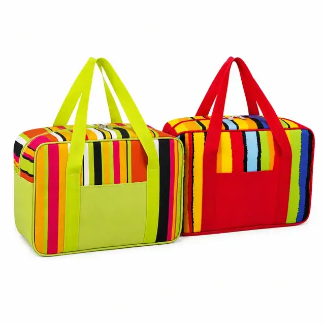 Thermal Picnic Cooler Lunch Bag - Wholesale (600D Polyester + PEVA, 35x16x25cm) — product view